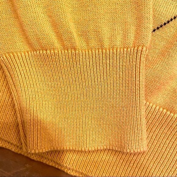 Greg Norman Golf Sweater Yellow V-Neck size Large - Picture 10 of 16